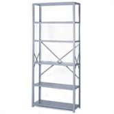 8000 Series Open Shelving - 6 Shelves: 84" H x 48" W x 24" D