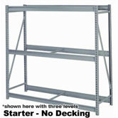 4 Tier Rack Units (96"W x 24" D x 96"H)