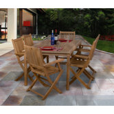 Amazonia Frankfurt 7 Piece Dining Set