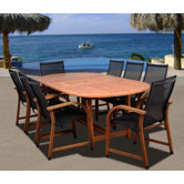 Amazonia Jersey 9 Piece Dining Set