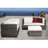 Nice 5 Piece Deep Seating Group with Cushions