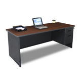 Pronto 72" Single Pedestal Computer Desk
