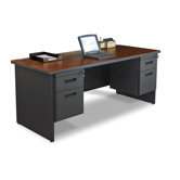 Pronto Double Pedestal Computer Desk