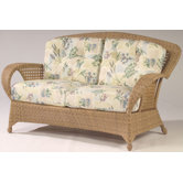Boca Wicker Loveseat with Cushions