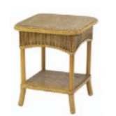 WickerLoom Square End Table