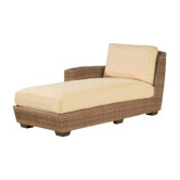 Saddleback Left Arm Chaise Lounge with Cushion