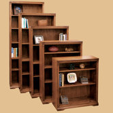 Scottsdale Oak Bookcase with 1 Fixed and 2 Adjustable Shelves