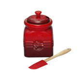 Stoneware Berry Jam Jar