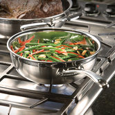 Stainless Steel 3.5-qt. Chef's Pan with Lid