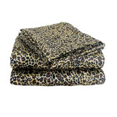 Charmeuse Satin Leopard Print Pillowcase Set