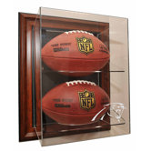Three Football "Case-Up" Display