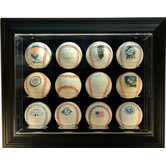 Twelve Baseball "Case-Up" Display