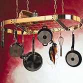 Gourmet Oval Pro Hanging Pot Rack