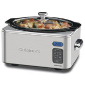 6.5 Qt. Slow Cooker in Brushed Stainless