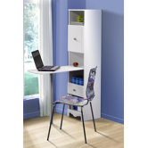 Pixel 15" W Bookcase Writing Desk