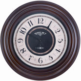 Pearce Wall Clock in Mahogany