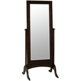 Oakes Cheval Mirror in Distressed Tobacco