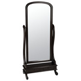 Garrison Cheval Mirror in Distressed Dark Cherry