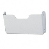 Dr. Pocket Steel Add-On/Single Pocket Wall File, Letter, Platinum