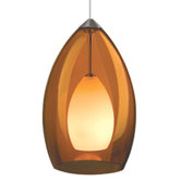 Fire 1 Light Two-Circuit Monorail Pendant