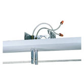 Kable Lite Power Feed Standoffs in Chrome and Satin Nickel