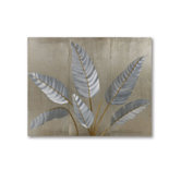 Gilmore 3-Piece Metallic Leaves Wall Graphic