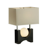 Golden Gate Table Lamp in Gloss Black