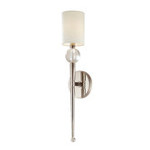 Rockland  Wall Sconce in Polished Nickel