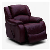 Dane Leather Chaise Recliner