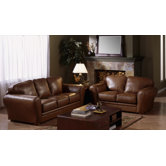 Natalia 2 Piece Leather Living Room Set