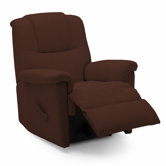 York Leather Chaise Recliner
