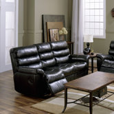 Prize Leather Reclining Sofa