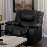 Santino Leather Chaise Recliner