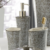 Bedminister Scroll Lotion Dispenser in Flint Grey