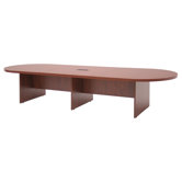 Legacy Modular Cherry Laminate Conference Table with Center Grommets