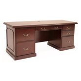 Prestige Traditional Veneer Executive Credenza