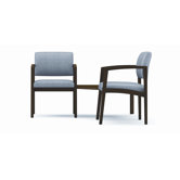 Lenox Two Chairs with Connecting Corner Table