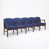 Madison Five Seats with Wood Leg
