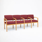Lenox Four Seats with Wood Leg