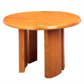 Contemporary Series Round Gathering Table (Split Curved Panel Base)