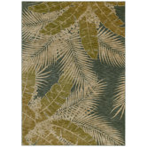 Home Nylon Ocean Carnival Palms Rug