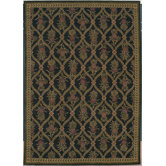 Home Nylon Lotsa Pineapples Black Novelty Rug