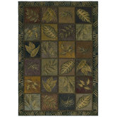 Home Olefin Squared Away Novelty Rug