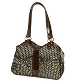 Metro Leather Trim Dog Carrier