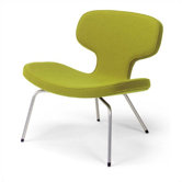 Leather Side Chair by Ren&eacute; Holten