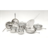 Pro-Clad 3-Ply Stainless Steel 12-Piece Cookware Set