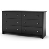Vito 6 Drawer Double Dresser