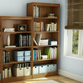 Axess Five Shelf Bookcase in Morgan Cherry