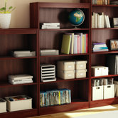 Axess Four Shelf Bookcase in Royal Cherry