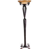 Aspen Torchiere Floor Lamp in Oil Rubbed Bronze